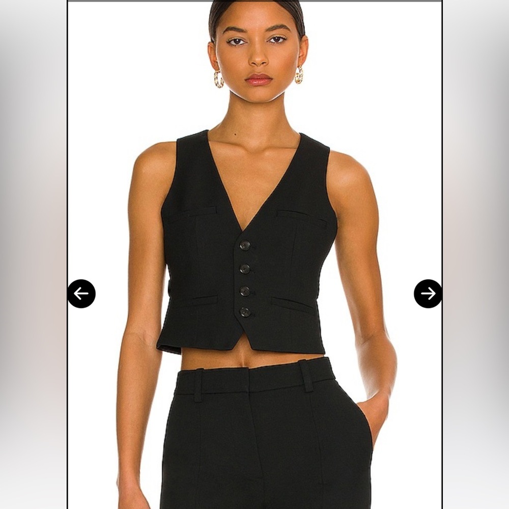 A.L.C. Huxton Vest in Black size 10. New with tags!!!